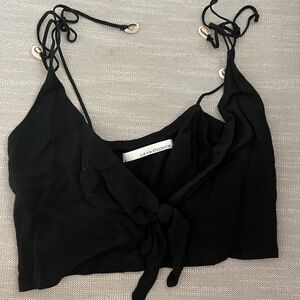 black crop top